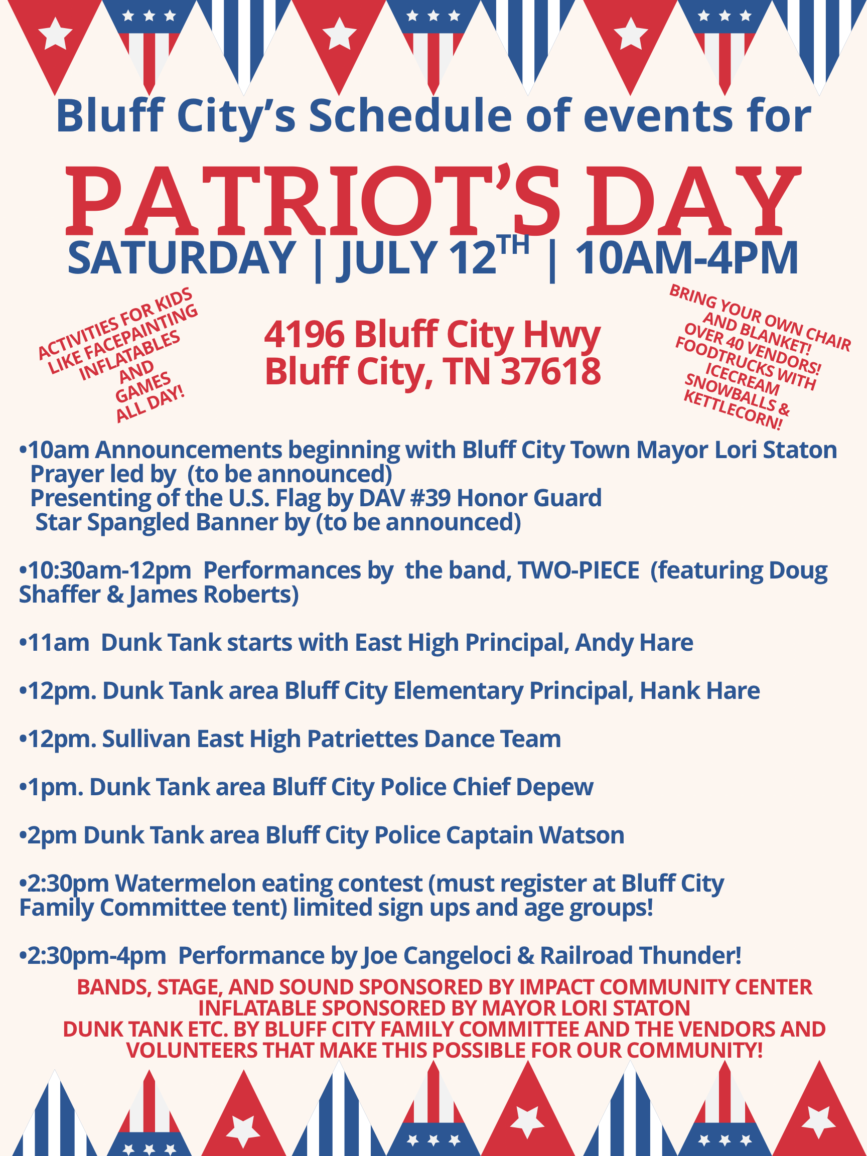 Two-Piece at Bluff City Patriot's Day - July 12, 2025